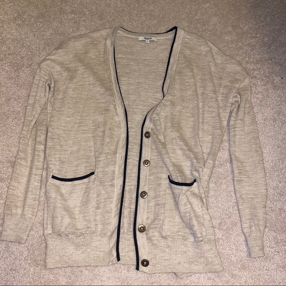 Madewell Color Tip Cardigan